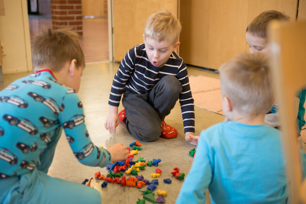 Päiväkerholapsia