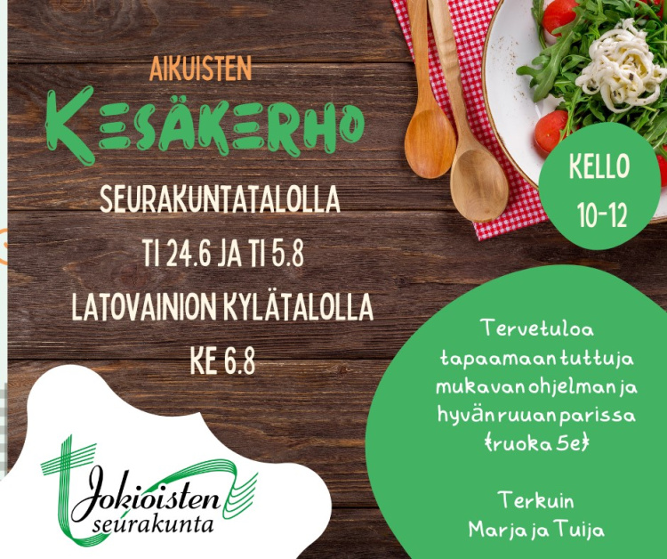 kesäkerho Kesäkerhon mainos