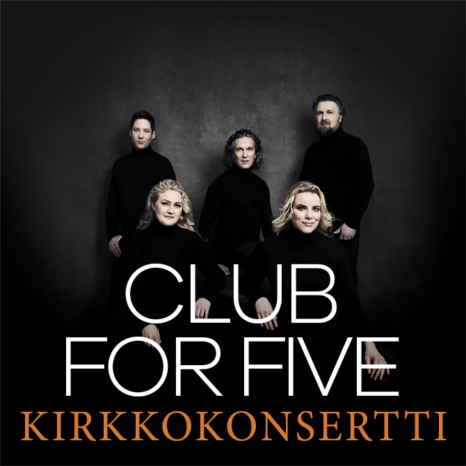 Club for five yhtyeen mainoskuvassa yhtyeen viisi jäsentä