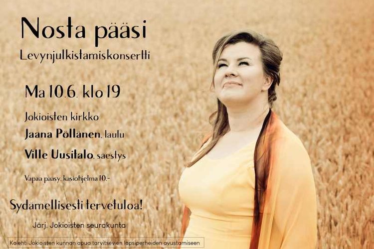 Nosta pääsi -levynjulkistamiskonsertti Nosta pääsi -levynjulkistamiskonsertti