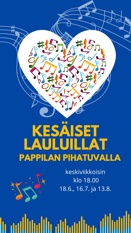 Lauluiltojen mainos