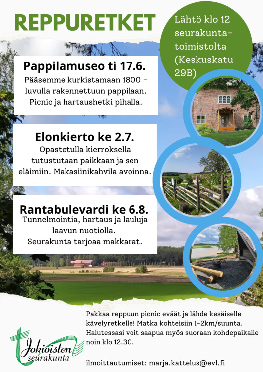 Kävelyretki Rantabulevardin laavulle Kävelyretken mainos
